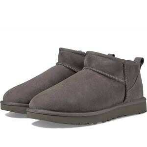 NEW UGG women's classic ultra mini boot in grey